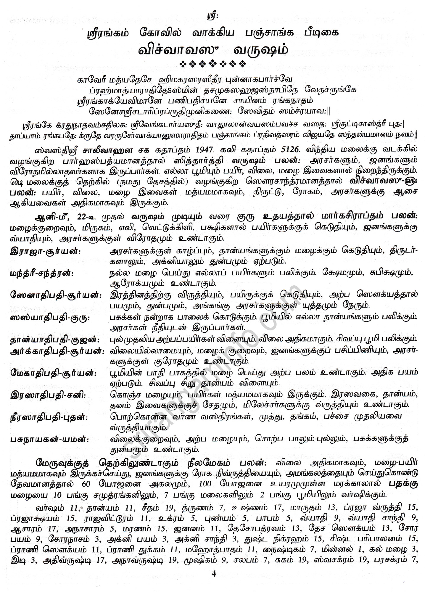 Panchangam